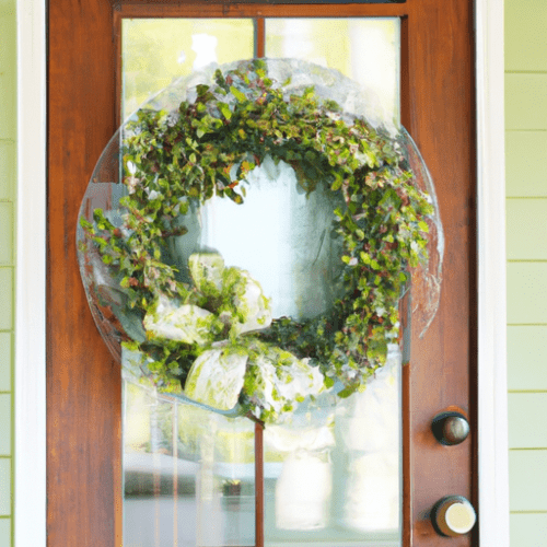 How To Hang A Wreath On Glass Door