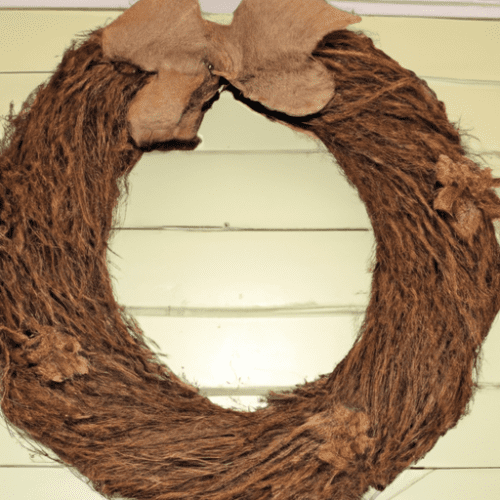 How To Make A Burlap Wreath