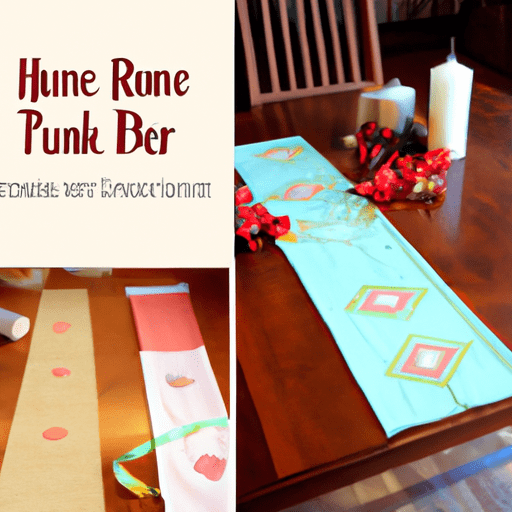 No-Sew Table Runner Tutorial